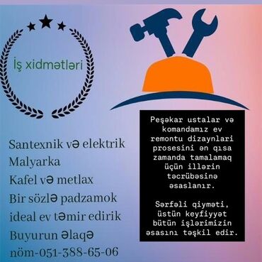 Əməkdaş axtarışı (vakansiyalar): Padzamok ev təmiri ideal