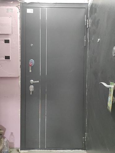 бишкек двер: Үйлөр жана батирлер үчүн эшик, Металлдан, Бир эшиктүү, Термикалык сыныктары бар, түсү - Кара — 6