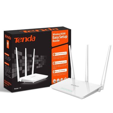 коммутаторы tecsar: WiFi-роутер Tenda F3 Wi-Fi-точка доступа (роутер); стандарт Wi-Fi