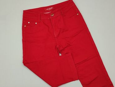eleganckie bluzki czerwona: 3/4 Trousers, M (EU 38), condition - Perfect
