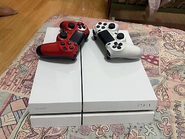 Video Games & Consoles: Sony PlayStation 4 – bela verzija, sa dva DualShock 4 bežična — 1