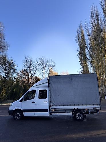 w210 e320: Mercedes-Benz Sprinter (двухрядная кабина) — тентованный бортовой — 5