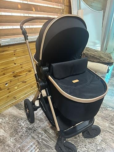 Araba-beşiklər: Uşaq arabası – Kidlife (beşik tipli) - Rəng: qara, qızılı/şampan — 3