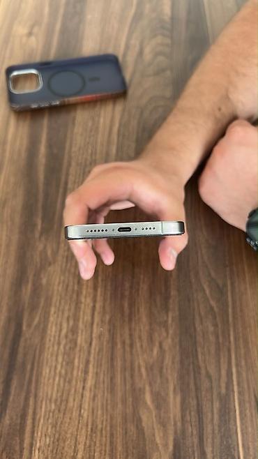 Mobil telefonlar: IPhone 15 Pro Max, 256 GB, Gümüşü, Face ID — 5