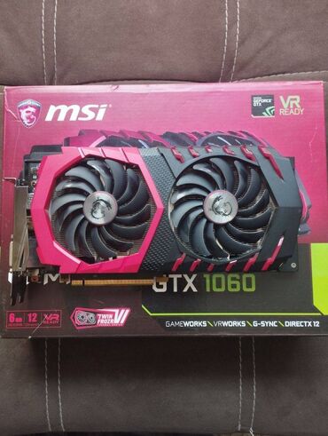 Videokartlar: Videokart MSI GeForce GTX 1060, 6 GB