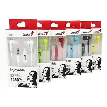 Slušalice: Genius HS-M300 žičane slušalice sa mikrofonom – žute - Ergonomski — 3