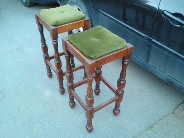 police za zid forma ideale: Chair for garden, Wood, color - Brown, Used