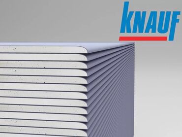 гипсокартон потолочные: Листы гипсокартона Knauf. Материал предназначен для внутренней отделки