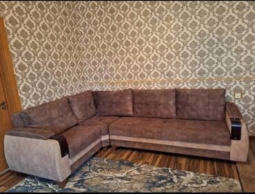 Ev üçün digər mebel: Künc divan, Açılan, Bazalı, Nabuk