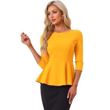 Bluze: L, Likra, Jednobojni, bоја - Crna na lalafo.rs — 11 Bluze: L, Likra, Jednobojni, bоја - Crna — 11