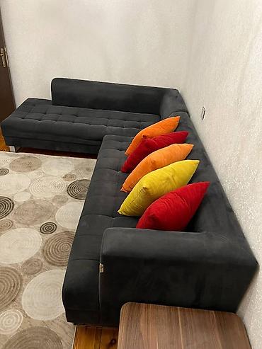 2 ci perde: Künc divanı Ölçüsü 2.90 x 2.10 Embawood mebeldən alınıb yaxşı — 3