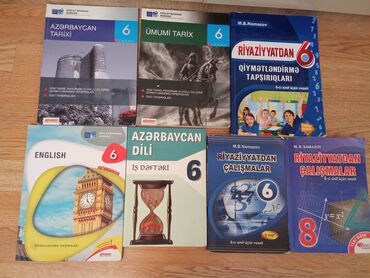 Qazanlar: 6-cı sinif üçün dərs vəsaitləri və iş dəftərləri dəsti Dəstdə olan