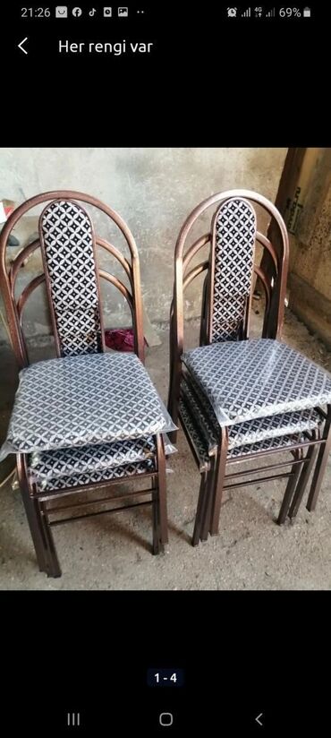 Stullar: Stul stol 13 azn 20 azn dek Istediyiniz Rengde Kojadan ve Parcadan — 3