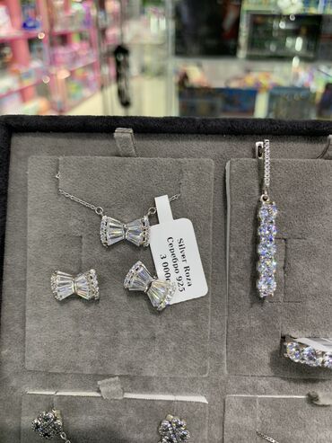 Серебряные наборы украшений: Набор украшений, Проба 925, Женские, Новый — 23