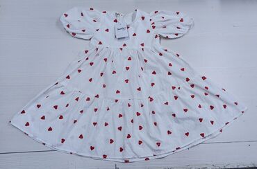 прокат детский платья: Детское платье, цвет - Белый, Новый