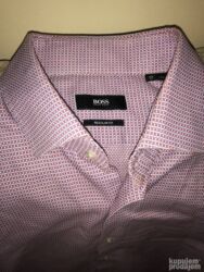 Košulje: Original Hugo Boss kosulja 43 PRAKTICNO NOVA 100% cotton Ramena 50cm — 1