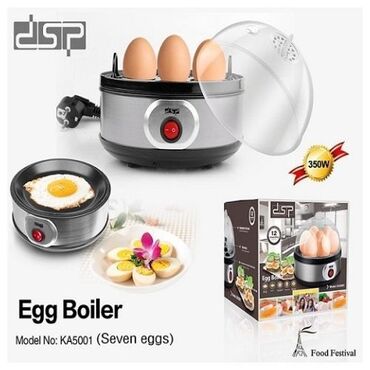 Кухонные принадлежности: Яйцеварка на 7 яиц DSP KA5001 Pro Egg Boiler 350W прибор для