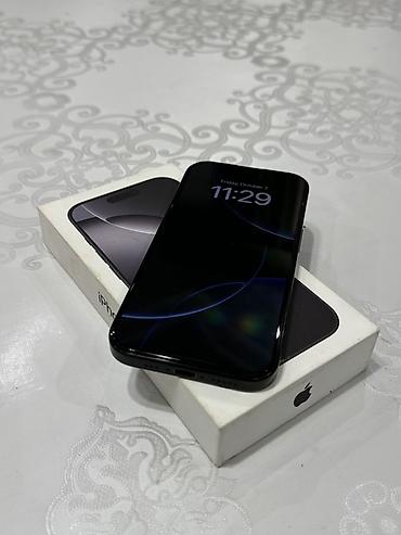 Apple iPhone: IPhone 16 Pro, Б/у, 256 ГБ, Черный, Коробка, 91 % — 2