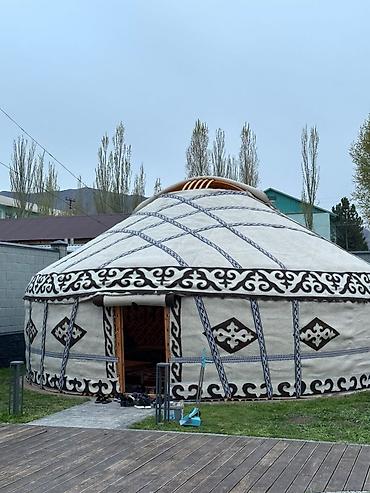Боз үйлөрдү ижаралоо, Каркасы Жыгач, 65 баш, Казан, Идиш-аяк, Полу менен