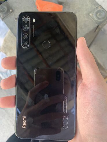 Redmi: Redmi, Redmi Note 8, Б/у, 64 ГБ, цвет - Черный, 2 SIM