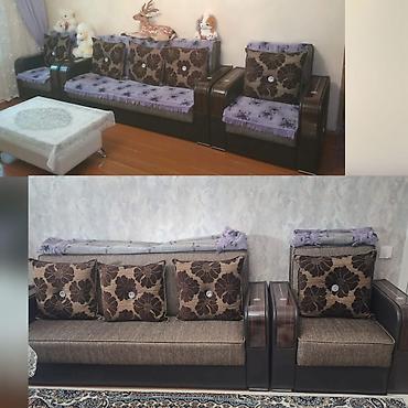 uqalok divanlar: Divan 2 kreslo. satilir tecili 250 azn satilir. Baza var.Acılır — 1