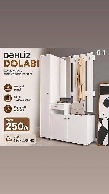 uşaq dolablari: Dəhliz dolabı – zövqlü dizayn, rahat və geniş istifadə! — 1