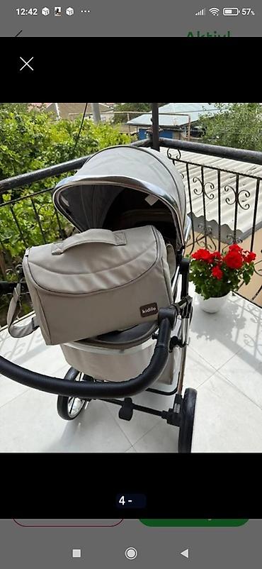 kidilo коляска 3 в 1: Коляска-люлька съемная, Kidilo, Б/у — 6