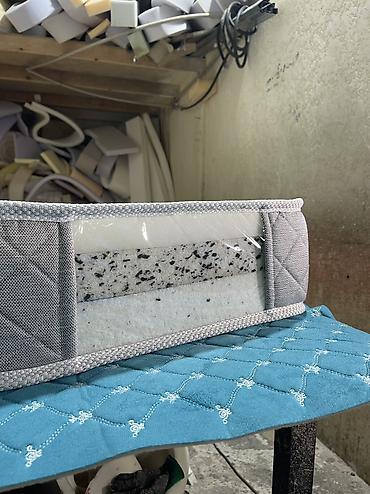 Спальные матрасы: Спальный матрас, Двуспальный, Пружинный, Высокоэластичная пена, Матрасы средней жесткости — 30