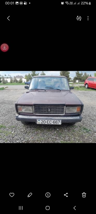 kiraye masin 2107: Ili 1984 mator 03 superdi karopqa mator hamisi yaxsidi Texniki baxis