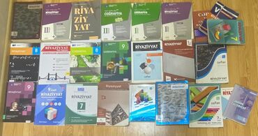 Testlər: Riyaziyyat və coğrafiya test vəsaitləri,təmizdir,hər biri ən münasibət