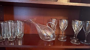 Çay dəstləri və servizlər: Çay dəsti, Şüşə — 8