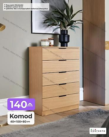 Komod – 40×100×80 sm - Material: 18 mm laminat - Rəng seçimi lalafo.az -da Komod – 40×100×80 sm - Material: 18 mm laminat - Rəng seçimi