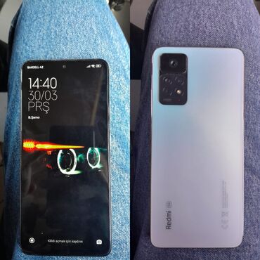 note 11 qiyməti: Redmi Note 11 pro 128 yaddaş 8 ram 5G 1 ayin telfonudu Ideal