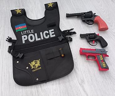 Uşaqlar üçün polis oyun dəstləri: Uşaq polis dəsti – “Little Police” Dəst tərkibi: - Qarşıdan — 1