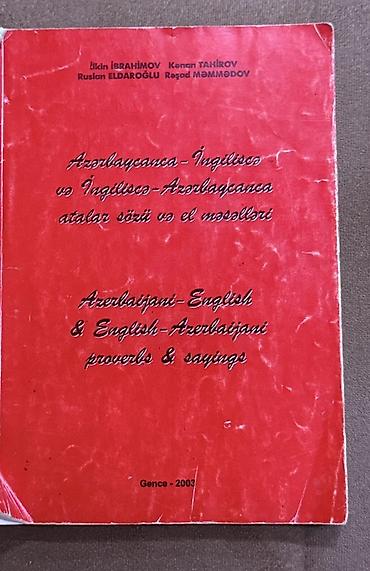 Словари: Məhsul: “Azərbaycança–İngiliscə və İngiliscə–Azərbaycanca atalar sözü — 1