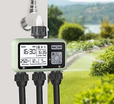 stihl batteri: AUTOMATSKI DIGITALNI TAJMER ZA ZALIVANJE SA 3 IZLAZA ✅ Novo — 2