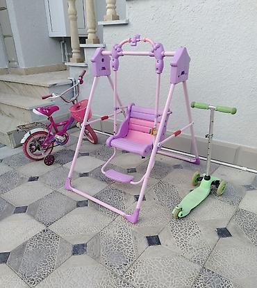 3 tekerli velosiped type 1: Yelləncək velosiped və skuter 3 bir yerdə satılır hamısı iwlekdi — 2