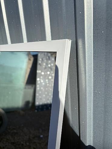 Зеркала: В наличии Белое зеркало с минималистичным дизайном, рамка ПВХ Ширина — 2