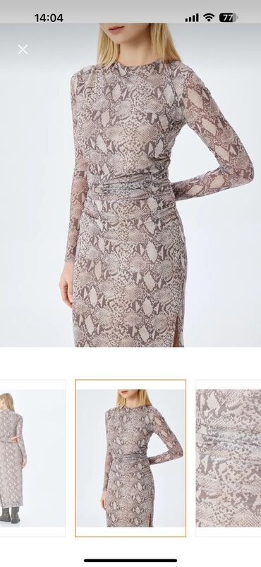 калон кардани кер дар шароити хона: Ziyafət donu, Maksi, Bershka, M (EU 38)
