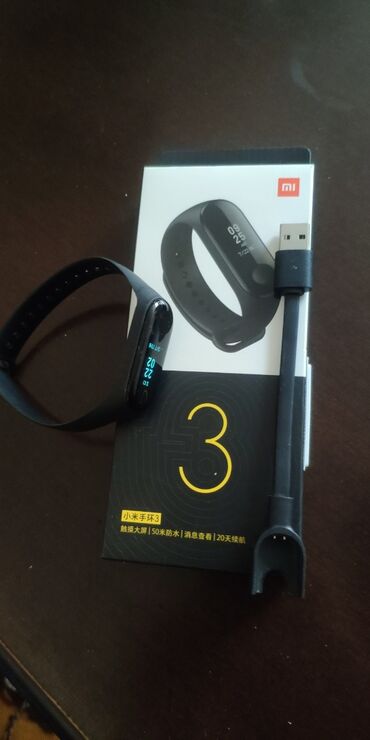 xiaomi mi band 5 qiymeti: İşlənmiş, Smart qolbaq, Xiaomi, Sensor ekran, rəng - Qara