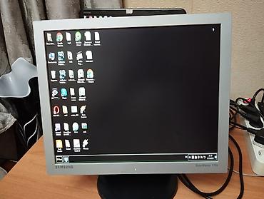 Monitorlar: Samsung SyncMaster LCD MONİTOR Model: 173V. 17-düym ekrandır — 10