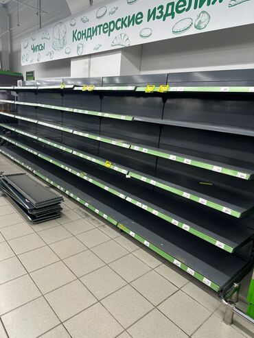 Витрины: Витрины, стеллажи, полки торговые металлические б/у, полка магазинная — 2