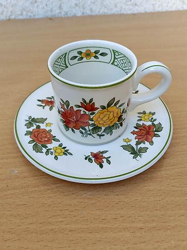 Umetnost i kolekcionarstvo: Lux Šolja za kafu sa tacnom Villeroy & Boch Skupocena, Vrhunski — 1