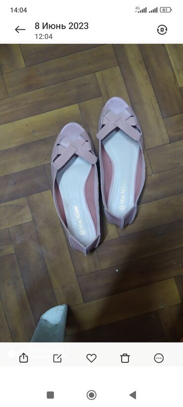 секонд хенд обувь: Продаются летние балетки,р.37, одевались один раз,и женская обувь