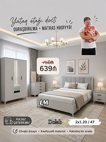 kolidor skafi: Yataq dəsti Sifarişlə və yeni Qiymət : 639₼ Dəstə daxildir — 1