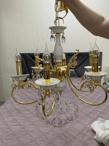 Çilçıraqlar: Çılçıraq, 6 lampa, Xrustal
