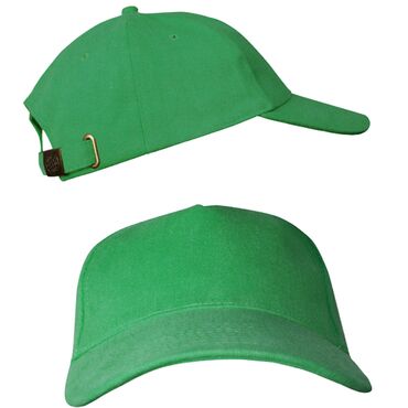 натуральные шубы: Бейсболка (кепка) с мет. застежкой (зеленый) Классическая