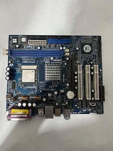 комп: ASRock P4VM800 anakarti Texniki xüsusiyyətlər: - Çipset: VIA P4M800 + — 3