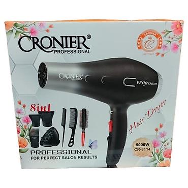№: 6985 Məhsulun adı: Saç feni Cronier CR-8114 5000 Vt 8‑in‑1 Brend