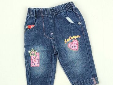jeansy luźne: Spodnie jeansowe, Lee Cooper, 0-3 m, stan - Bardzo dobry